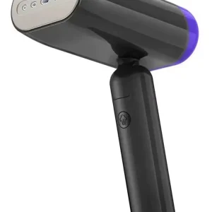 Foldable handheld clothes steamer for travel