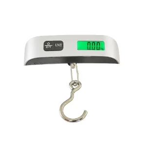 Portable digital luggage scale with LCD display