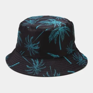 Unisex printed bucket hat with sun protection